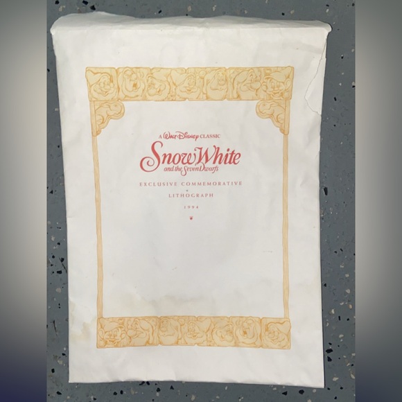 1994 Snow White lithograph - Picture 3 of 5